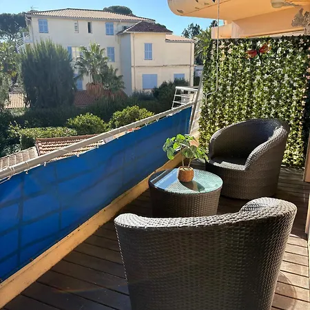 Cap D Terrasse Climatisation Et Parking Lägenhet Antibes