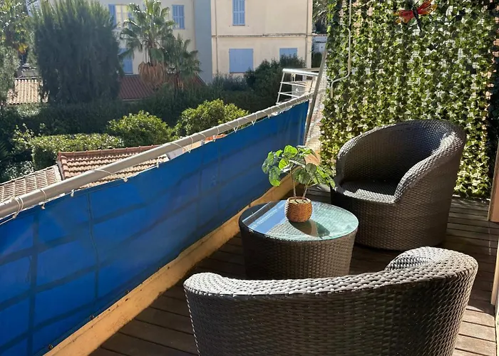 Cap D Terrasse Climatisation Et Parking 公寓 昂蒂布